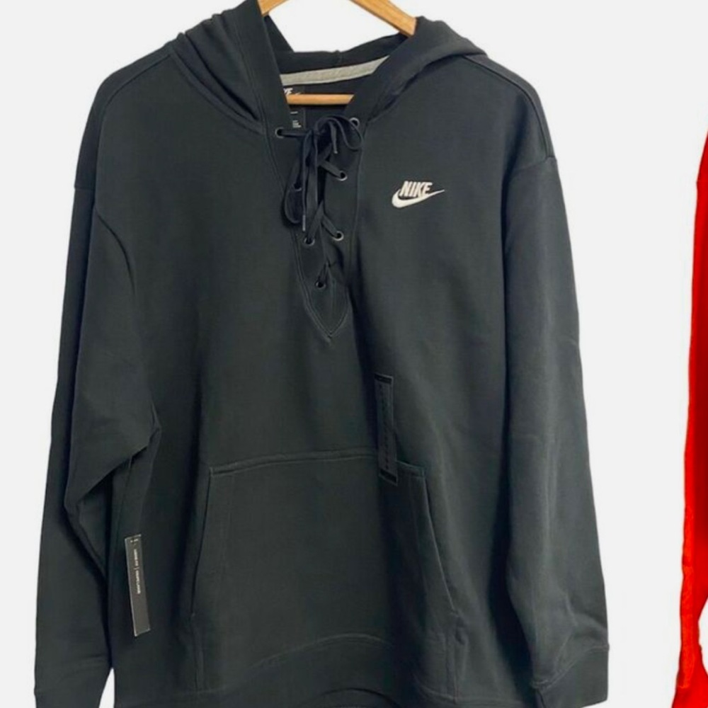 Women’s Nike lace up sweatshirt.